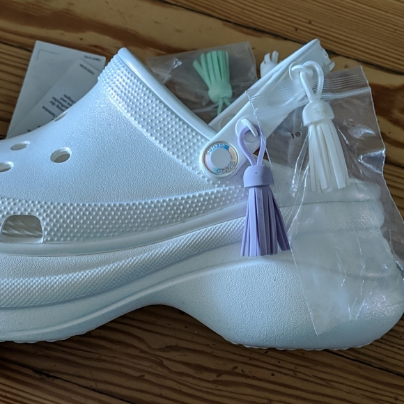 classic crocs iridescent clog